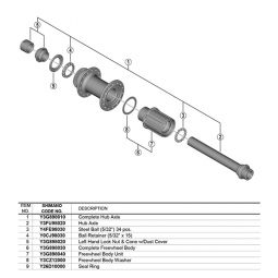 Kompletna Oś Piasty 142Mm Fh-Rs470