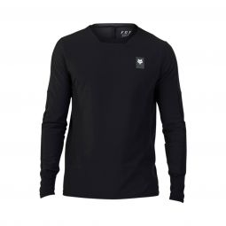 Koszulka Rowerowa Z Długim Rękawem Fox Defend Thermal Black