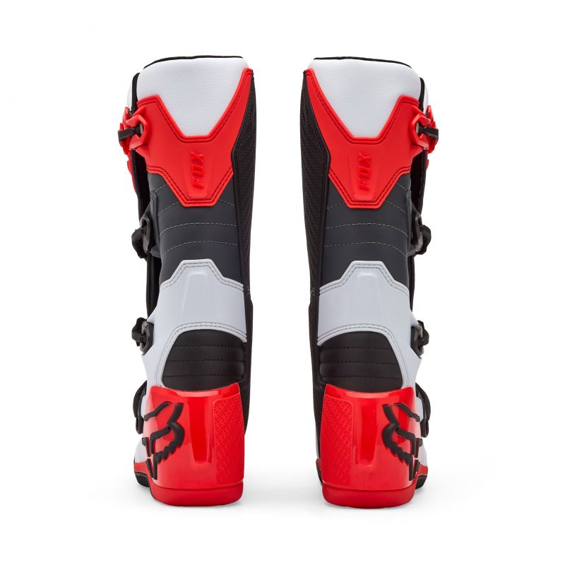 Buty Motocyklowe Fox Comp White Fluo Red