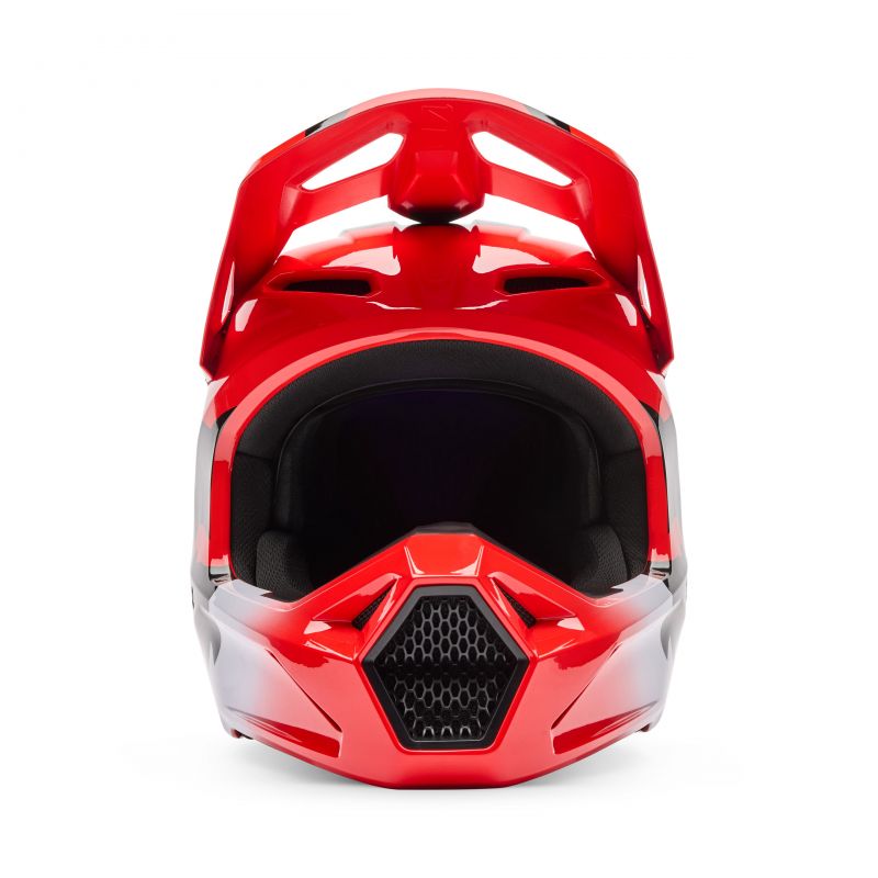 Kask Motocyklowy Junior Fox V1 Shield Fluo Red