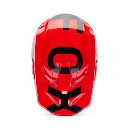 Kask Motocyklowy Junior Fox V1 Shield Fluo Red