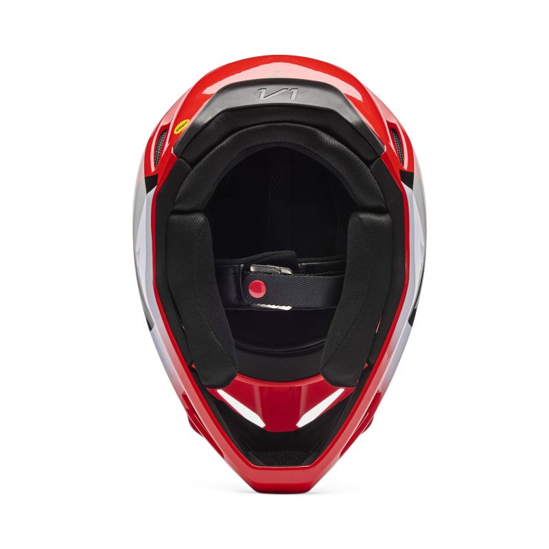 Kask Motocyklowy Junior Fox V1 Shield Fluo Red