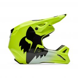 Kask Motocyklowy Junior Fox V1 Shield Fluo Yellow