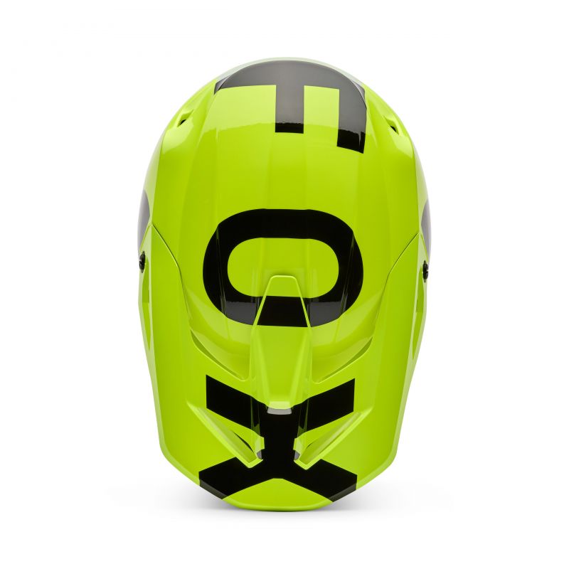 Kask Motocyklowy Junior Fox V1 Shield Fluo Yellow