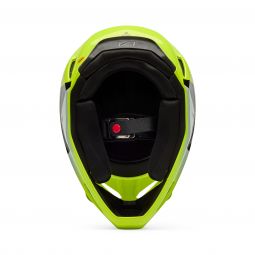 Kask Motocyklowy Junior Fox V1 Shield Fluo Yellow