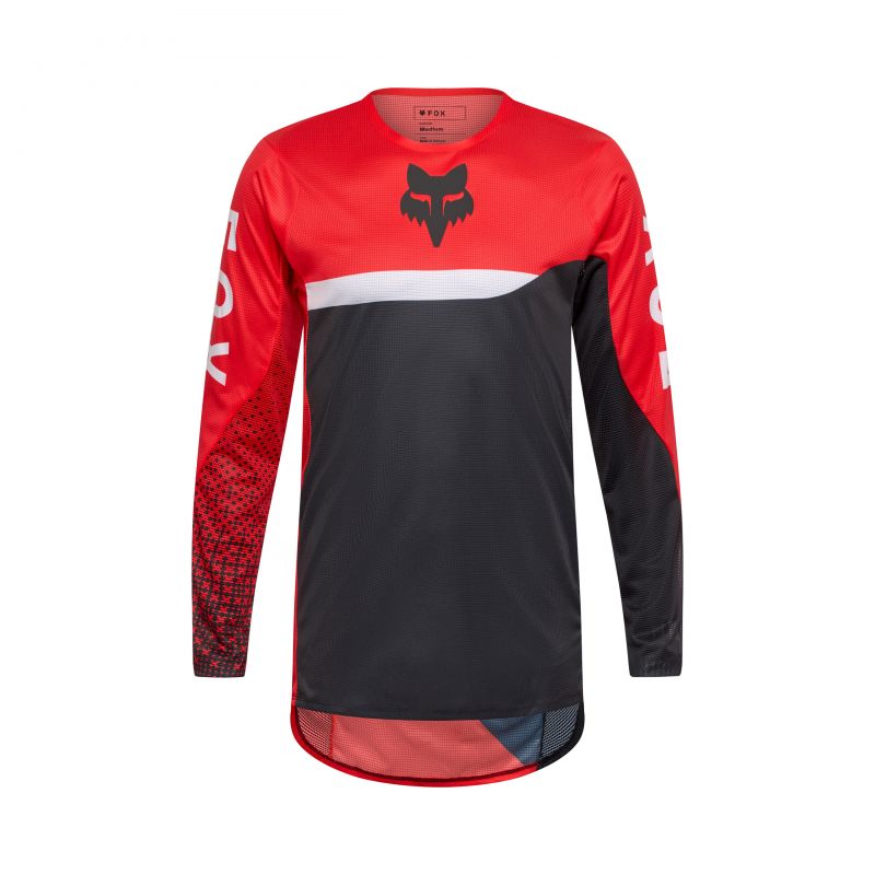 Bluza Motocyklowa Fox Flexair Fracture Fluo Red