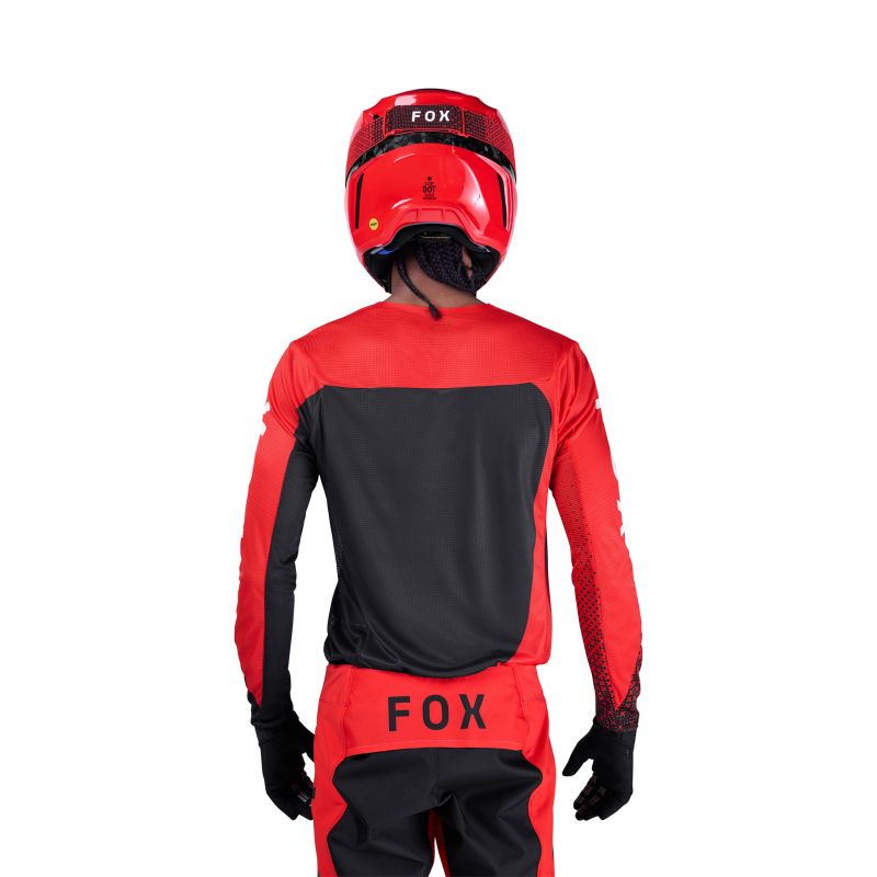 Bluza Motocyklowa Fox Flexair Fracture Fluo Red