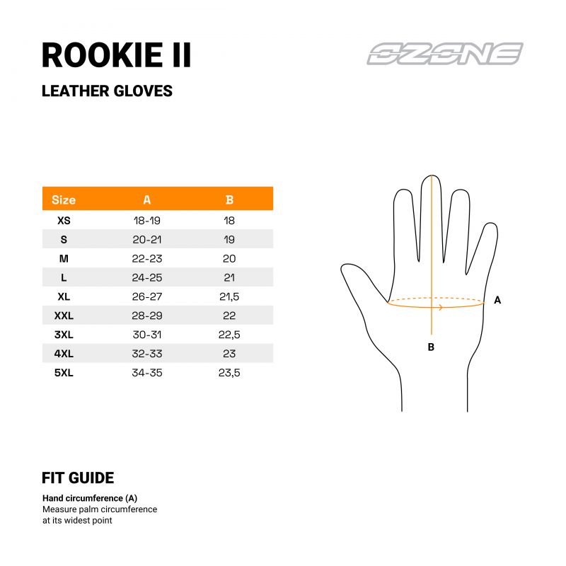 Rękawice Motocyklowe Ozone Rookie 2 Black