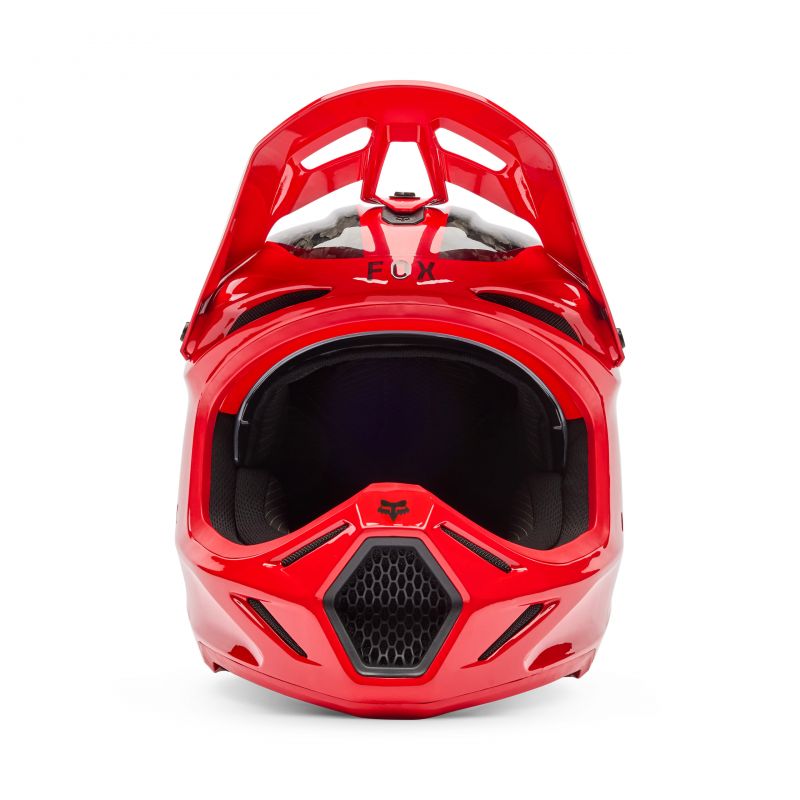 Kask Motocyklowy Fox V3 Rs Fracture Fluo Red