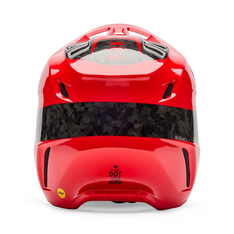 Kask Motocyklowy Fox V3 Rs Fracture Fluo Red