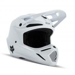 Kask Motocyklowy Junior Fox V3 Solid Matte White