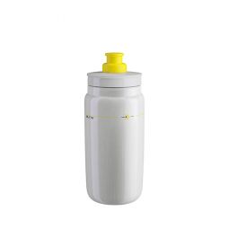 Elite Bidon Fly Teams 2026 Maillot Jaune Biały 550 Ml
