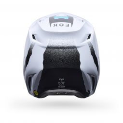 Kask Motocyklowy Fox V1 Clutch White Black