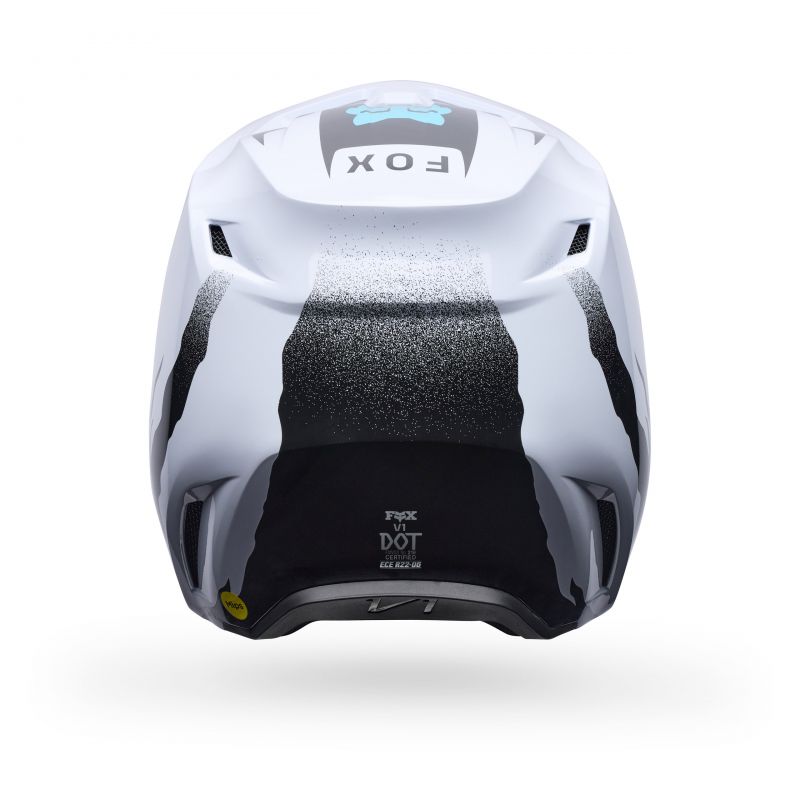 Kask Motocyklowy Fox V1 Clutch White Black