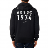 BLUZA FOX Z KAPTUREM NA ZAMEK DISTRICT 4 BLACK