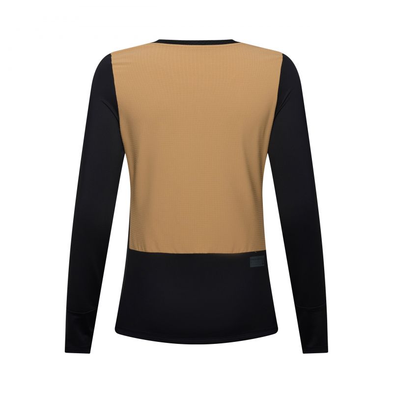 Koszulka Rowerowa Z Długim Rękawem Damska Fox Defend Thermal Brown Sugar
