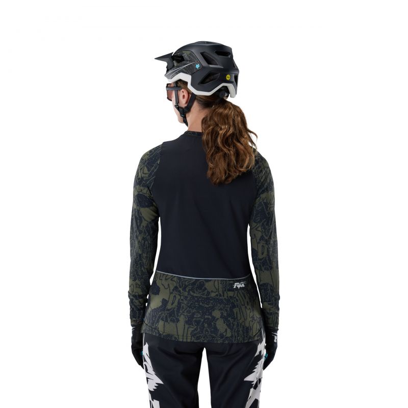 Bluza Rowerowa Damska Fox Defend Thermal Lunar Se Black