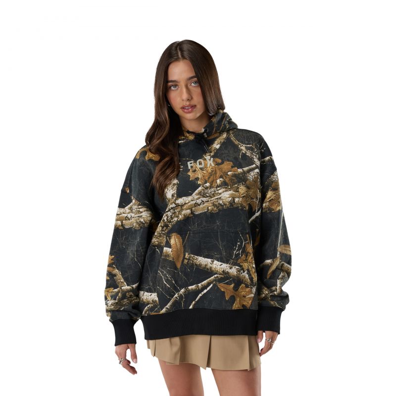 Bluza Z Kapturem Fox Realtree Fleece Po Black Multi