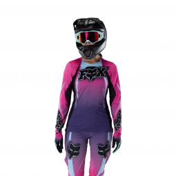Koszulka Rowerowa Z Długim Rękawem Damska Fox Flexair Ls Ts57 Se Pink