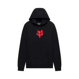 Bluza Z Kapturem Fox Head Fleece Po Black Red