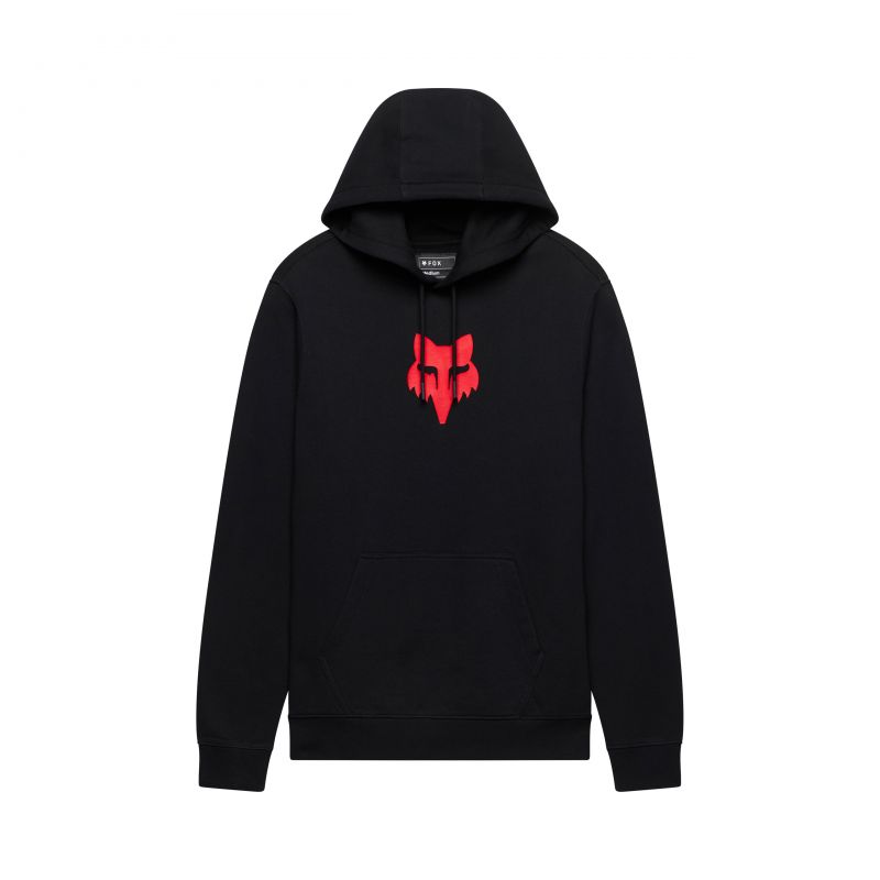 Bluza Z Kapturem Fox Head Fleece Po Black Red