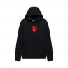 Bluza Z Kapturem Fox Head Fleece Po Black Red