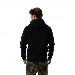 Bluza Z Kapturem Fox Head Fleece Po Black Red