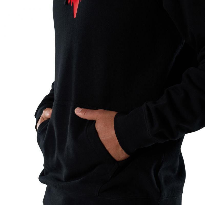 Bluza Z Kapturem Fox Head Fleece Po Black Red