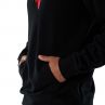 Bluza Z Kapturem Fox Head Fleece Po Black Red