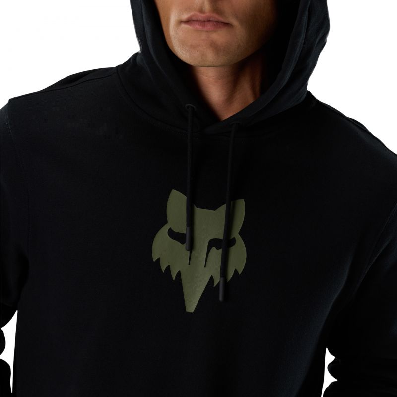 Bluza Z Kapturem Fox Head Fleece Po Black Green