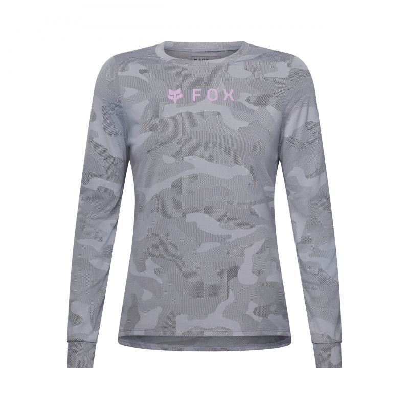 Koszulka Rowerowa Z Długim Rękawem Damska Fox Ranger Tru Dri Ls Pewter