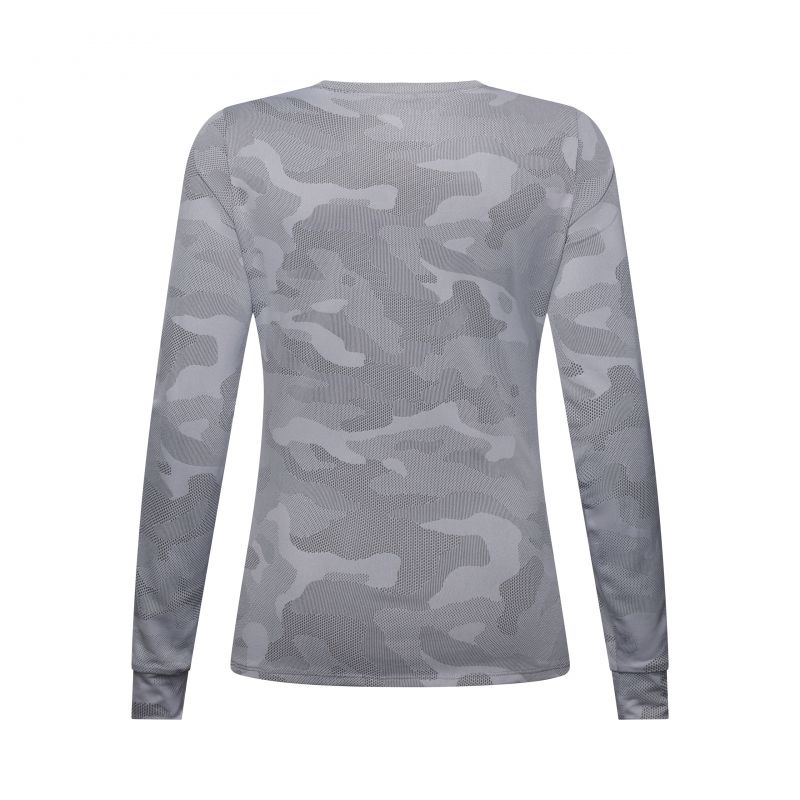 Koszulka Rowerowa Z Długim Rękawem Damska Fox Ranger Tru Dri Ls Pewter