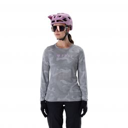 Koszulka Rowerowa Z Długim Rękawem Damska Fox Ranger Tru Dri Ls Pewter