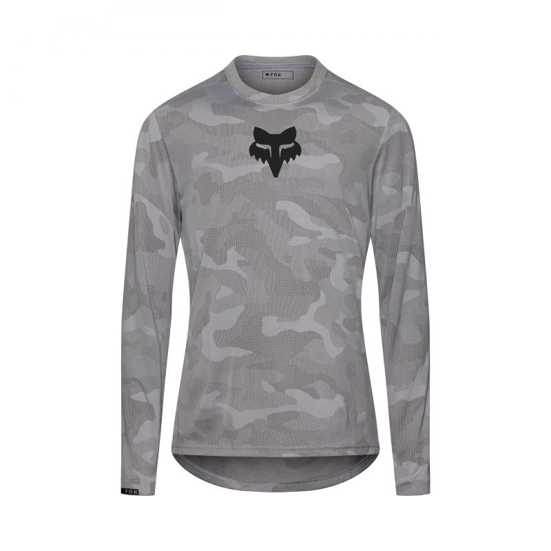 Koszulka Rowerowa Z Długim Rękawem Fox Ranger Tru Dri Ls Pewter