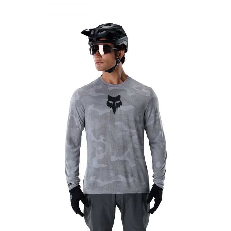 Koszulka Rowerowa Z Długim Rękawem Fox Ranger Tru Dri Ls Pewter