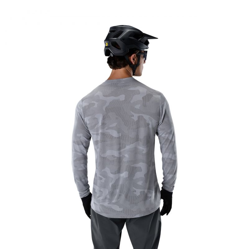 Koszulka Rowerowa Z Długim Rękawem Fox Ranger Tru Dri Ls Pewter
