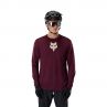 Koszulka Rowerowa Z Długim Rękawem Fox Ranger Head Dark Maroon
