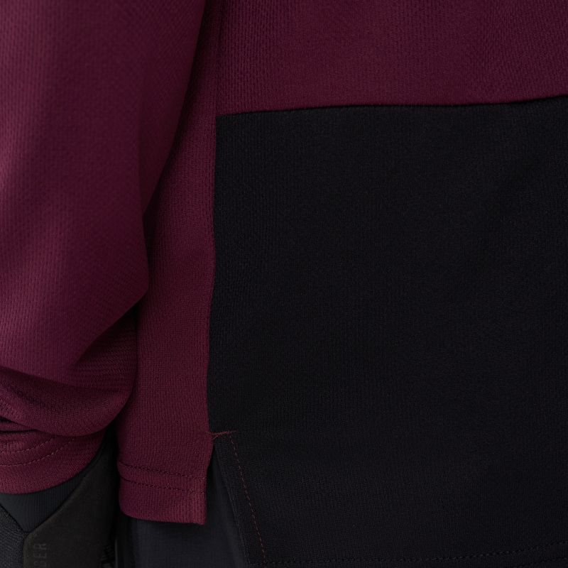 Koszulka Rowerowa Z Długim Rękawem Fox Ranger Head Dark Maroon