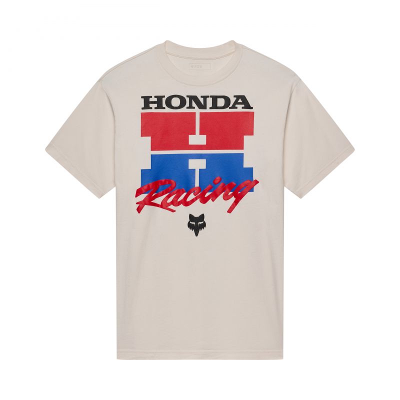 T-Shirt Fox Honda Midweight Off White