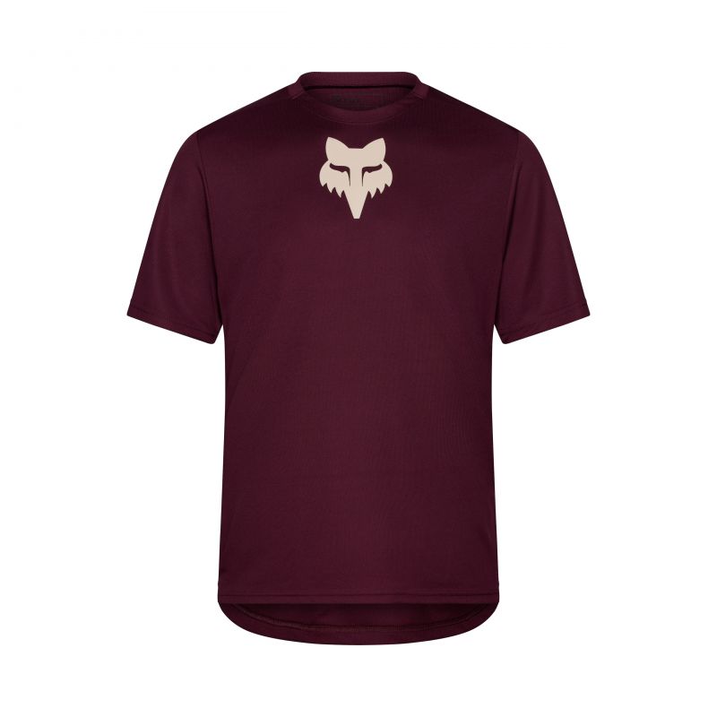 Koszulka Rowerowa Fox Ranger Head Dark Maroon