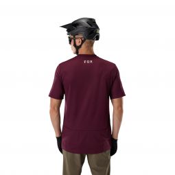 Koszulka Rowerowa Fox Ranger Head Dark Maroon