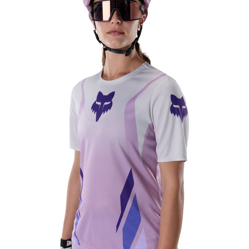 Koszulka Rowerowa Damska Fox Ranger Ss Foundry Lavender Drift