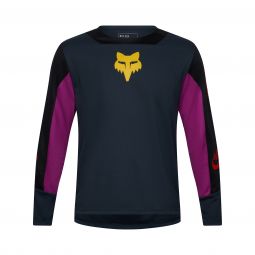 Koszulka Rowerowa Z Długim Rękawem Junior Fox Defend Ls Creation Galaxy Blue