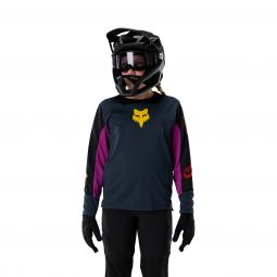 Koszulka Rowerowa Z Długim Rękawem Junior Fox Defend Ls Creation Galaxy Blue