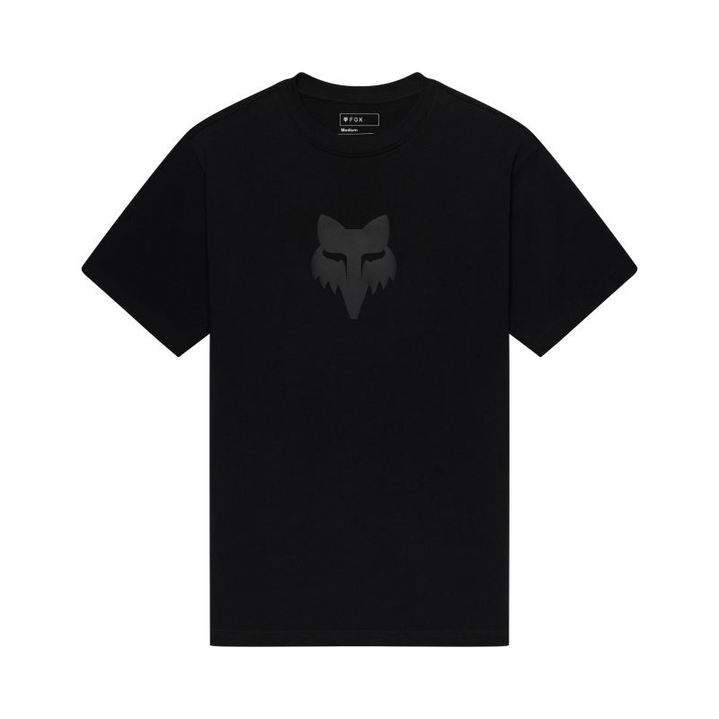 T-Shirt Fox Head Heavyweight Black