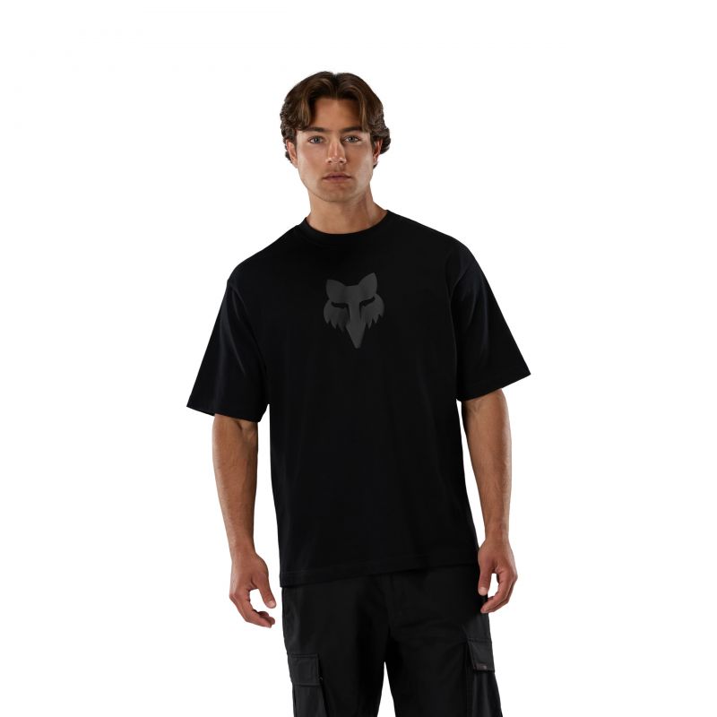 T-Shirt Fox Head Heavyweight Black