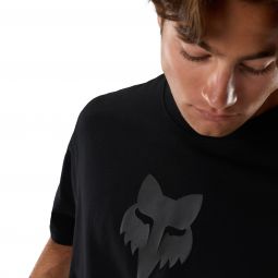 T-Shirt Fox Head Heavyweight Black