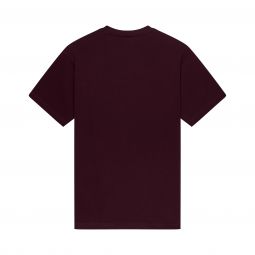 T-Shirt Fox Head Heavyweight Dark Maroon