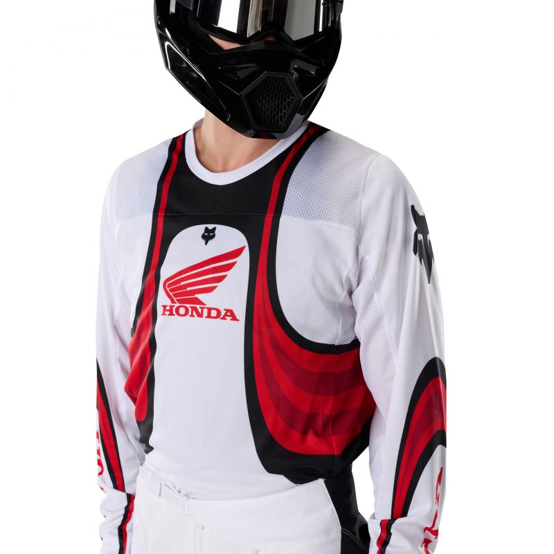 Bluza Motocyklowa Fox 180 Honda White Red