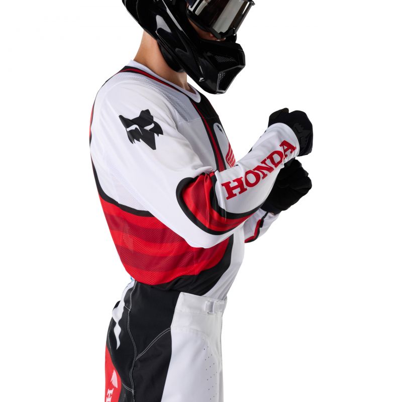 Bluza Motocyklowa Fox 180 Honda White Red